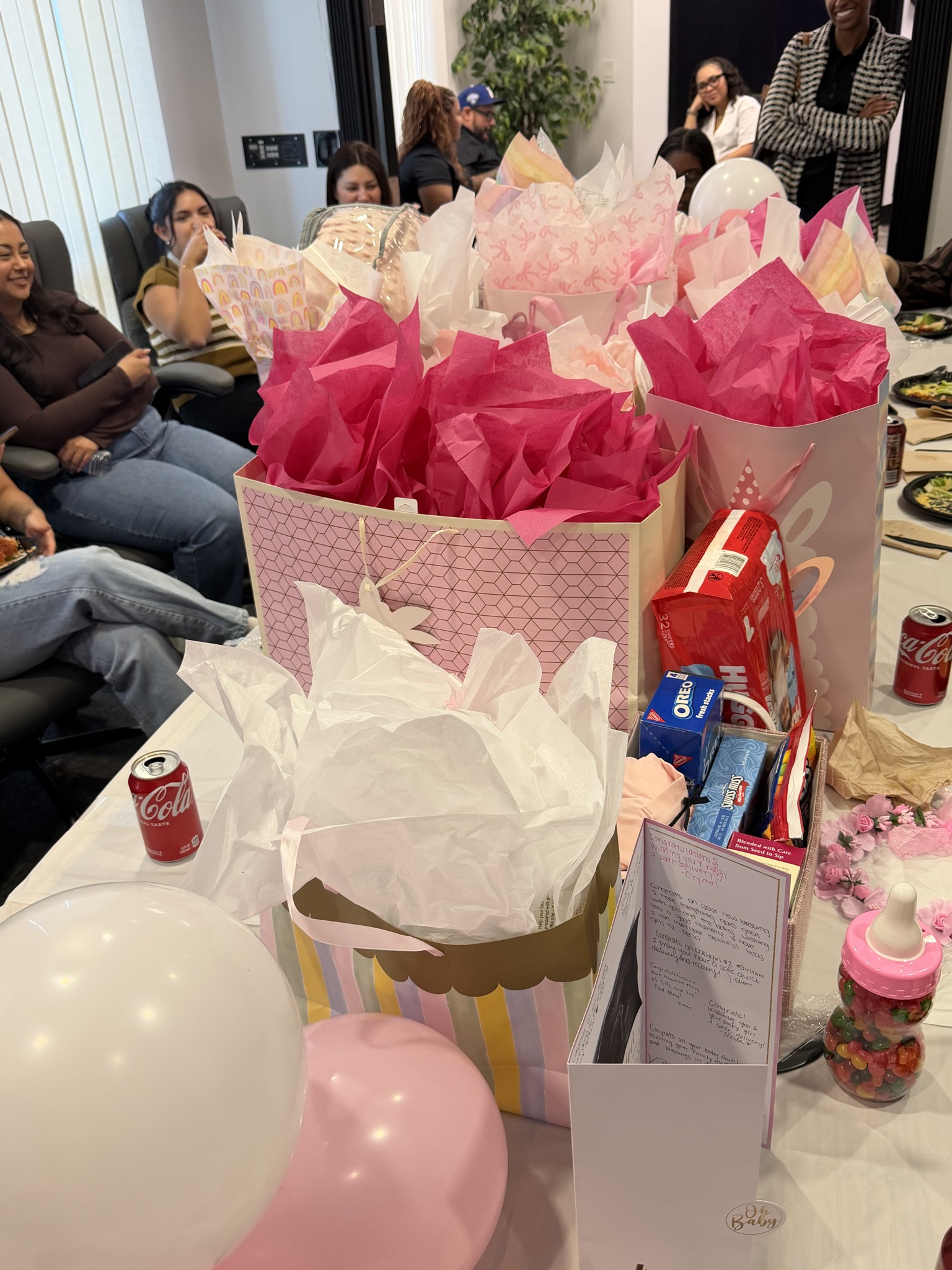 Winder Law Firm team celebrating and supporting new moms in the workplace
